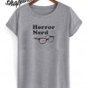 Horror Nerd Heather Gray T shirt