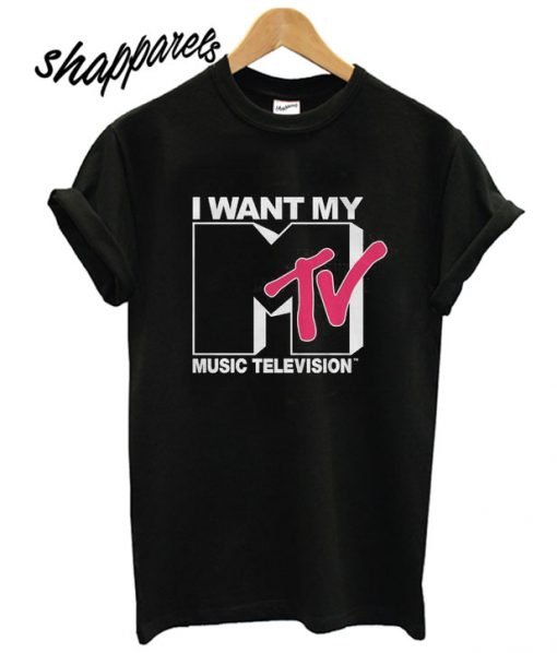 I Want My MTV Logo T shirt