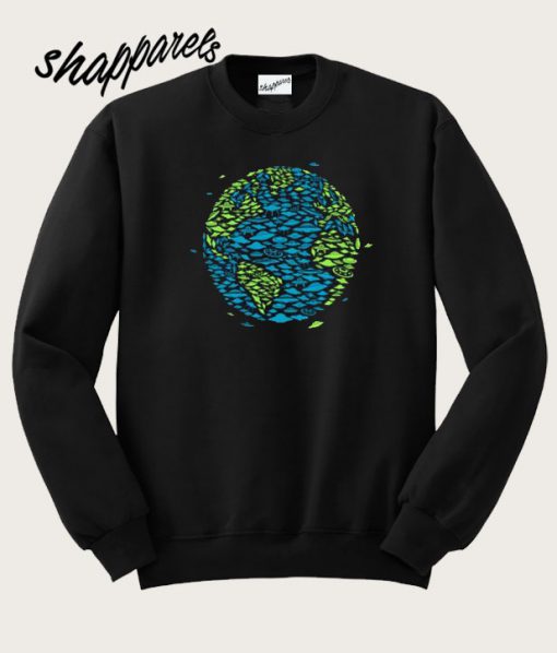 Invader Series Global UFO Collage Sweatshirt