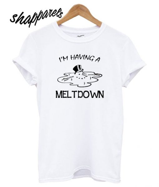 I’m Having A Meltdown T shirt