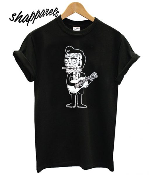 Johnny Cash Calavera T shirt