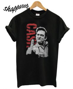 Johnny Cash The Finger T shirt