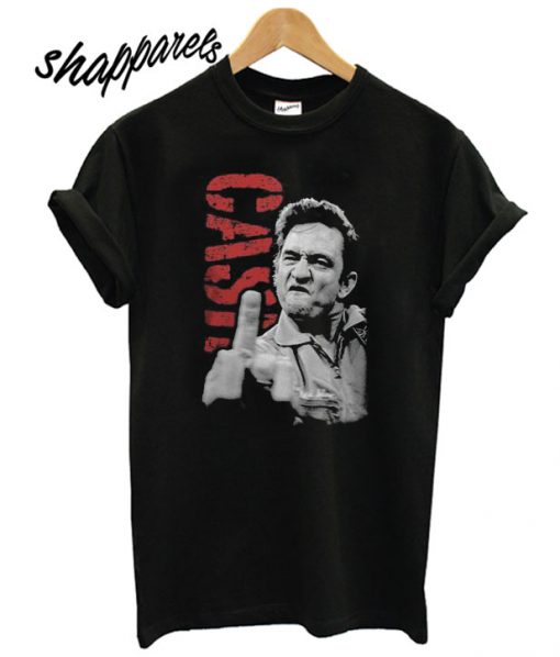 Johnny Cash The Finger T shirt