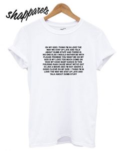 Lany Dumb Stuff T shirt