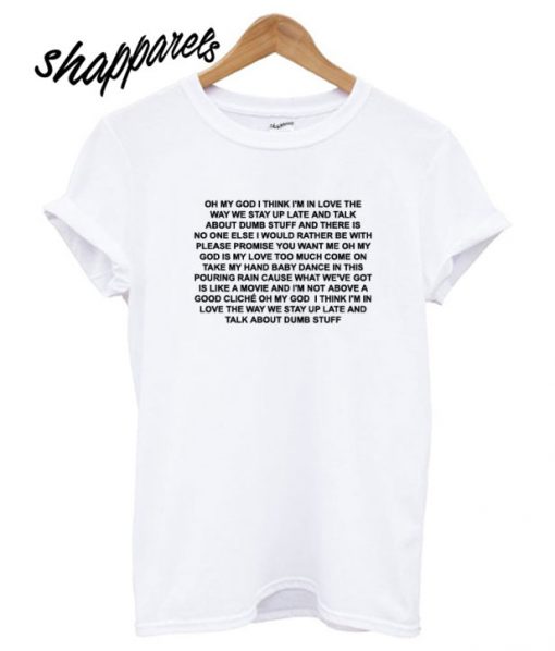 Lany Dumb Stuff T shirt