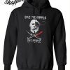 Michael Myers and Cow save the animals eat people Hoodie