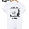 Milky Inverted T shirt