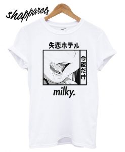 Milky Inverted T shirt