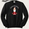 Namasleigh Funny Santa Yoga Christmas Sweatshirt