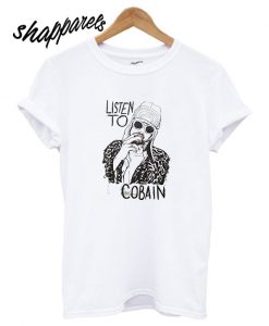 Nirvana Men's Listen To Cobain T shirt