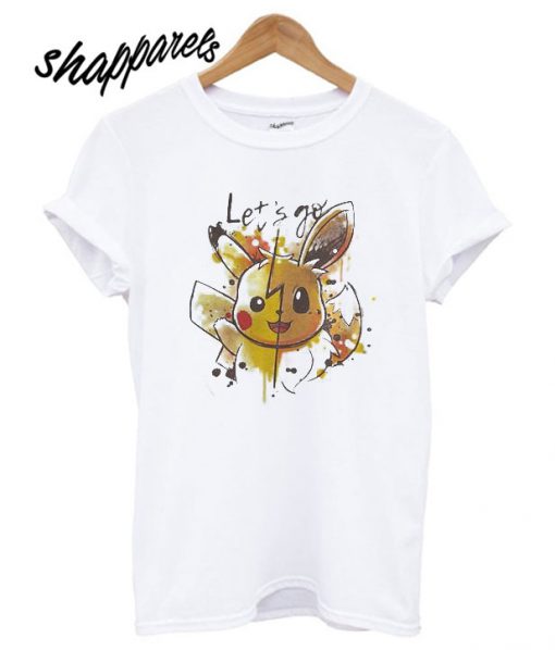 Pikachu and Eevee Let’s go T shirt