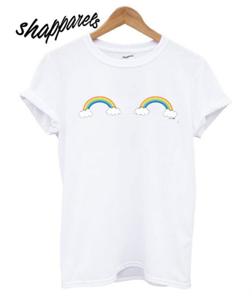 Rainbow Boobs T shirt