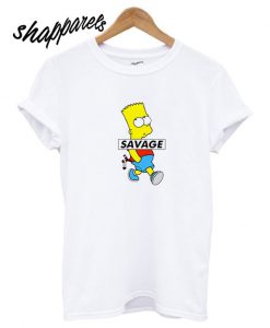 Savage Bart Simpson T shirt