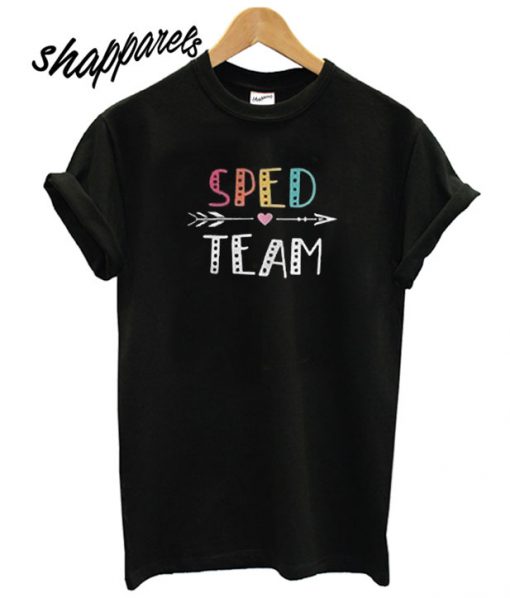 Sped Team Colorful T shirt