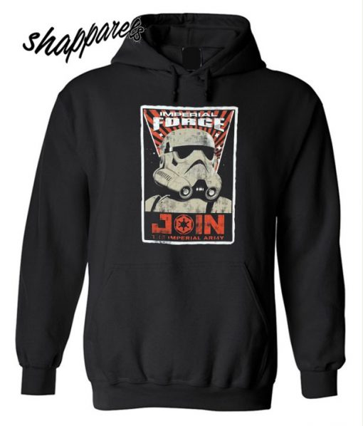 Star Wars Imperial Force Poster Join The Empire Licensed Hoodie