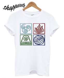 The four Elements Avatar symbols T shirt