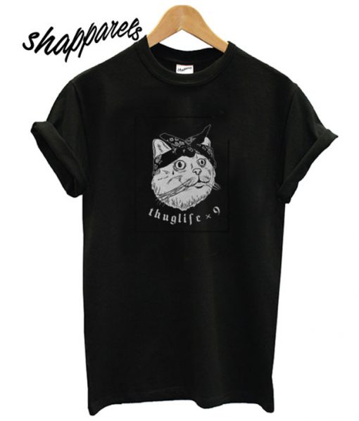 Thuglife Cat Parody T shirt