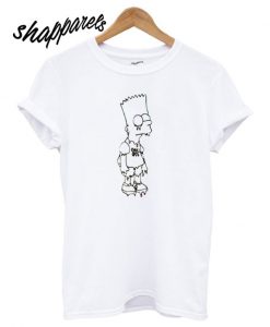 Tye dye Bart Simpson T shirt