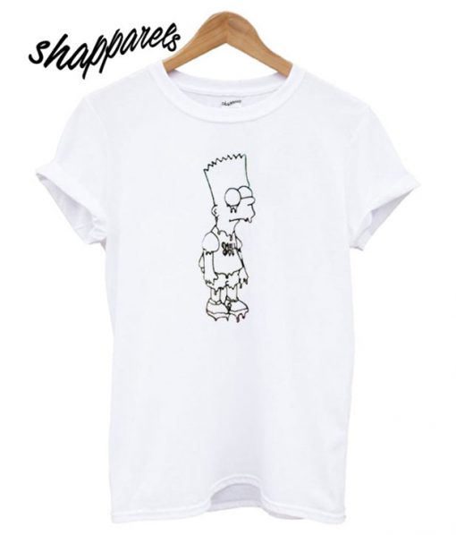 Tye dye Bart Simpson T shirt