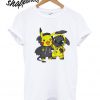 Baby Pikachu and Toothless T shirt