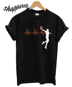 Basketball Heartbeat T shirt