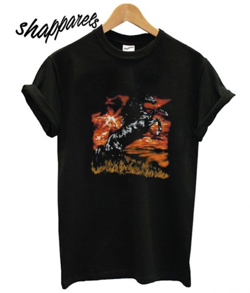 Black stallion T shirt