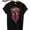 Captain Marvel Flying V T shirt