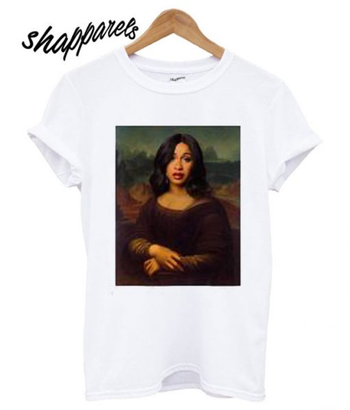Cardi B Parody Mona Lisa T shirt