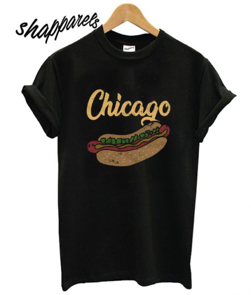 Chicago Style Hotdog T shirt