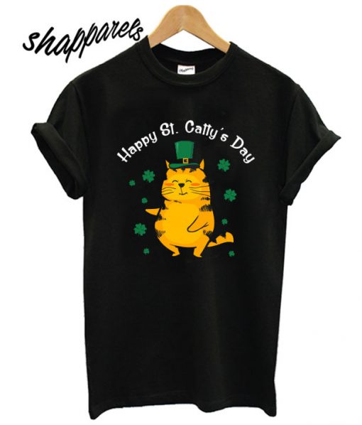 Cute Happy St. Catty's Day T shirt