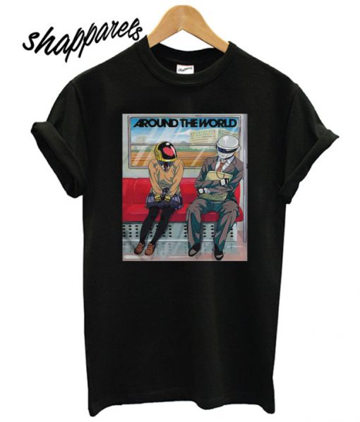 Daft Punk around the world T shirt