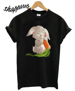 Easter Bunny with Carrots T shirt