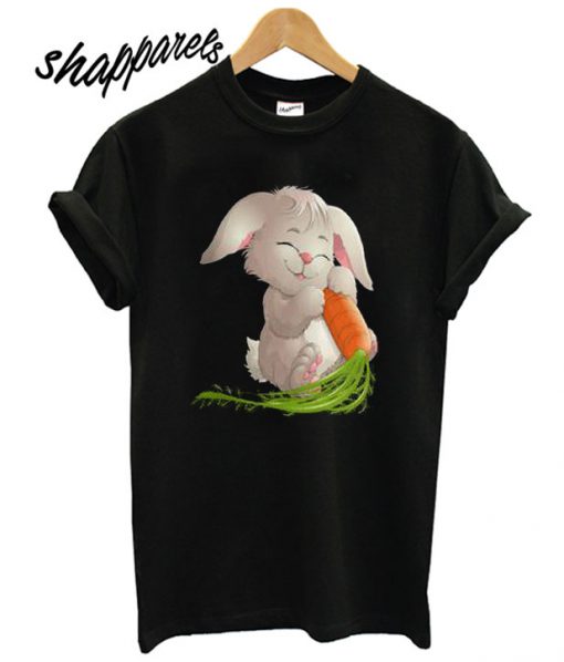 Easter Bunny with Carrots T shirt