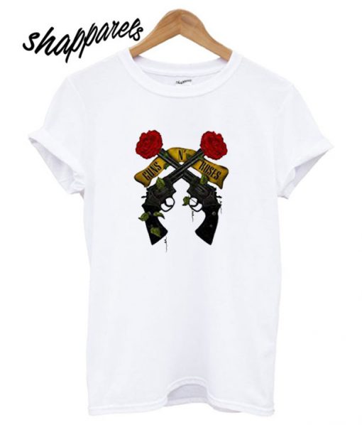 Guns N’ Roses Shooting Roses T shirt