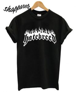 Hatebreed Flaming Title Logo T shirt