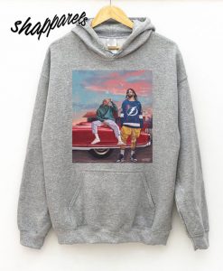 J Cole and Kendrick Lamar Art Hoodie