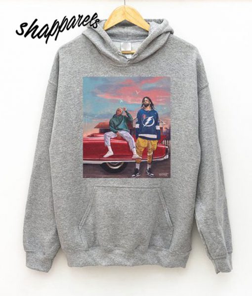 J Cole and Kendrick Lamar Art Hoodie