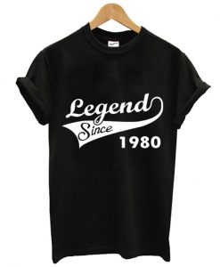 Legend Since 1980 Mens 39th Birthday T shirt