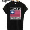 Life Is Texcellent Texas Flag T shirt