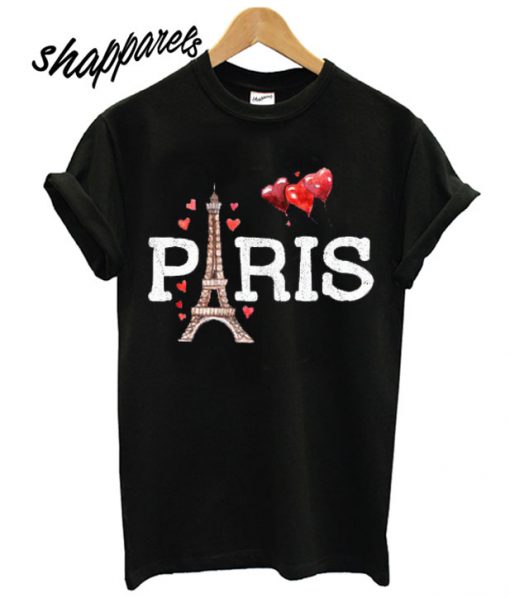 Love Paris white T shirt