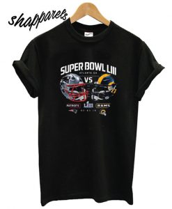 Patriots Vs Rams Super Bowl Liii Dueling Chair Route T shirt