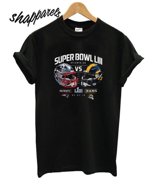 Patriots Vs Rams Super Bowl Liii Dueling Chair Route T shirt