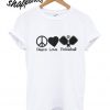Peace love pickleball T shirt