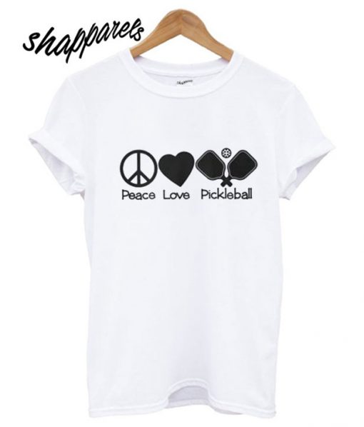 Peace love pickleball T shirt