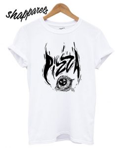 Pizza Pentagram Pizza Eye T shirt