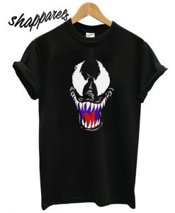Spiderman Venom Face T shirt