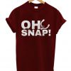 Thanksgiving Oh Snap Wishbone Distressed T shirt
