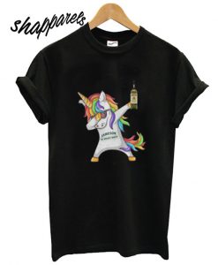 Unicorn Dabbing Jameson Irish Whiskey T shirt