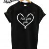 Valentine Reel Girls Fish Heart Love T shirt