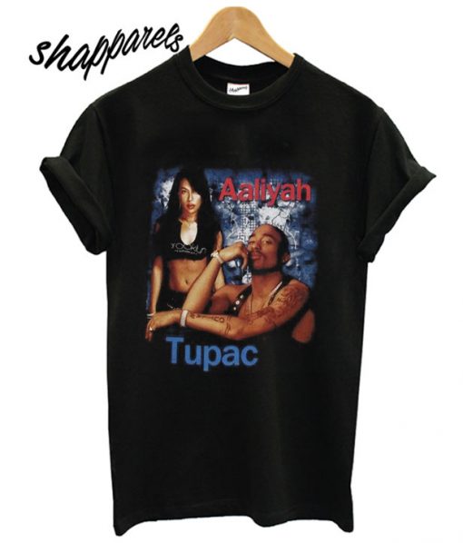 Vintage Aaliyah Tupac T shirt